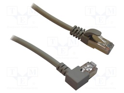 Patch cord; RJ45 plug,RJ45 left angled plug; S/FTP; 7; stranded