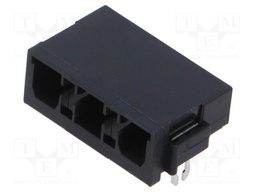 Pluggable terminal block; 7.62mm; ways: 3; black; terminals: 3