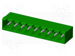 Connector: pluggable terminal block; socket; male; angled 90°