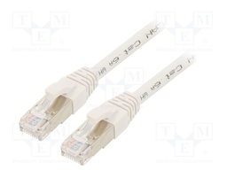 Patch cord; ETHERLINE® Cat.6a,S/FTP; 6a; stranded; Cu; LSZH; white