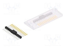 Connector: pin strips; pin header; male; PIN: 13; 2.54mm; SMT; 1x13