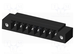 Connector: pluggable terminal block; socket; male; on PCBs
