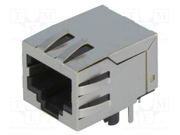 Socket; RJ45; PIN: 8; shielded; Layout: 8p8c; Locking: bottom latch