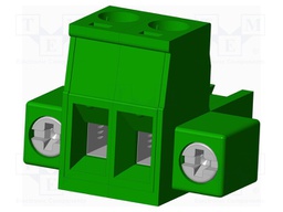 Connector: pluggable terminal block; plug; female; straight; 12A