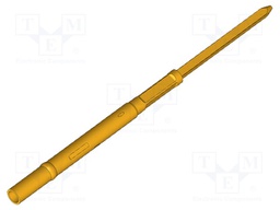 Test probe socket; Contact plating: gold-plated; KS-001; 27.5mm