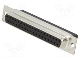 D-Sub; PIN: 37; plug; female; for cable; soldering