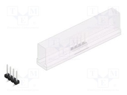Connector: pin strips; pin header; male; PIN: 4; 2.54mm; SMT; 1x4