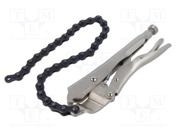 Pliers; with chain,locking; 225mm