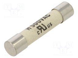 Fuse: fuse; quick blow; 10A; 500VAC; ceramic,cylindrical; SHF