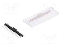 Connector: pin strips; pin header; male; PIN: 16; 2.54mm; SMT; 1x16