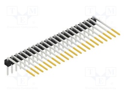 Connector: pin strips; pin header; male; PIN: 21; 2.54mm; THT; 1x21