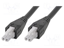 Cable; Mini-Fit Jr; female; PIN: 2; Len: 3m; 6A; Insulation: PVC