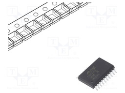 AVR microcontroller; EEPROM: 256B; SRAM: 2kB; Flash: 32kB; SO20