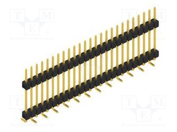 Connector: pin strips; pin header; male; PIN: 25; 2.54mm; SMT; 1x25