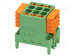 PCB direct plug, nominal cross section: 1.5 mm?, color: gree