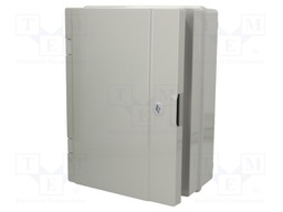 Enclosure: wall mounting; X: 265mm; Y: 355mm; Z: 152mm; ABS; grey