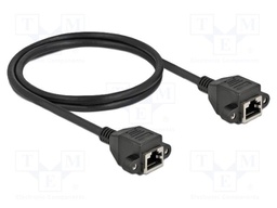 Extender Ethernet; S/FTP; Cat: 6a; RJ45 socket,both sides; 1m
