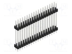 Connector: pin strips; pin header; male; PIN: 36; 2.54mm; THT; 2x18