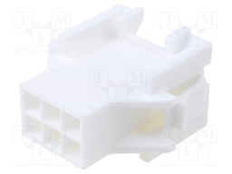 Plug; wire-wire/PCB; male; Mini-Fit BMI; 4.2mm; PIN: 6; for cable