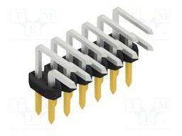 Connector: pin strips; pin header; male; PIN: 12; 2mm; THT; 2x6; 100V