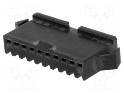 Plug; wire-wire; female; NPP; 2.5mm; PIN: 10; w/o contacts; 250V