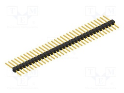 Connector: pin strips; pin header; male; PIN: 33; 2.54mm; SMT; 1x33