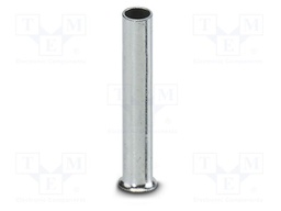 Tip: bootlace ferrule; non-insulated; copper; 1.5mm2; tinned; 12mm