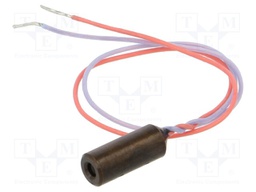 Module: laser; 1mW; red; dot; 650nm; 2.7÷3.3VDC; 10÷35mA