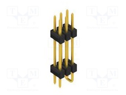 Connector: pin strips; pin header; male; PIN: 6; 2.54mm; SMT; 2x3
