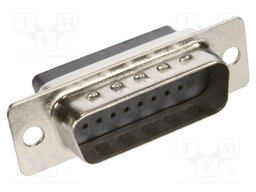 D Sub Connector Housing, 26 Ways, High Density D Sub, DA, Plug, Steel Body