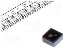 IC: temperature sensor; -50÷150°C; DSBGA4; SMD; Accur: ±2,7°C