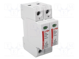 Surge arrester; Type 2; Poles: 1; 40kA; 275VAC; -40÷80°C; IP20