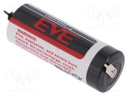 Battery: lithium; 3.6V; 18505; 3pin,positive pole:  1pin; 3800mAh