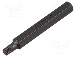 Screwdriver bit; spline (12-angles); XZN M6; Overall len: 75mm