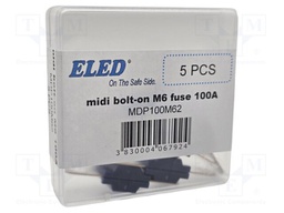 Fuse: fuse; 100A; 58VDC; automotive; 41mm; M6 screw; 41x12x8.24mm