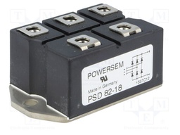 Three-phase bridge rectifier; Urmax: 1.8kV; If: 88A; Ifsm: 750A
