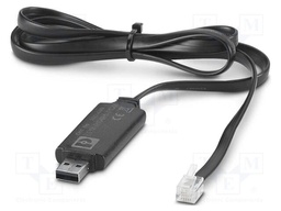 Connection cable; 1.08m; RJ12 plug,USB A plug