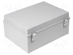 Enclosure: wall mounting; X: 400mm; Y: 300mm; Z: 180mm; CAB; ABS; grey