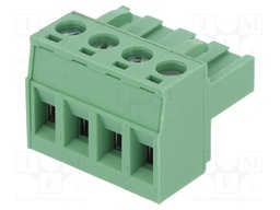 Pluggable terminal block; 5mm; ways: 4; straight; plug; female