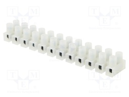 Terminal block; screw terminal; ways: 12; 0.5÷10mm2; terminals: 24