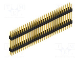 Connector: pin strips; pin header; male; PIN: 64; 1.27mm; THT; 2x32