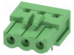 PCB headers, nominal cross section: 2.5 mm?, color: green, n