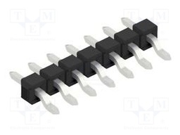Connector: pin strips; pin header; male; PIN: 7; 2.54mm; SMT; 1x7