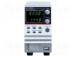 Power supply: programmable laboratory; Channels: 1; 0÷800VDC