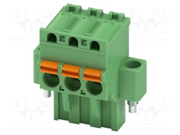 PCB connector, nominal cross section: 2.5 mm?, color: green,