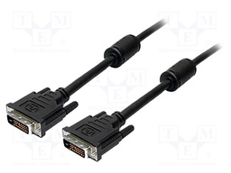 Cable; dual link; DVI-D (24+1) plug,both sides; 2m