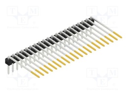 Connector: pin strips; pin header; male; PIN: 20; 2.54mm; THT; 1x20