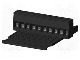 Connector: pluggable terminal block; plug; female; straight; 5mm