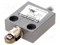 Limit switch; oblong metal roller Ø12,4mm; SPDT; 5A; max.240VAC