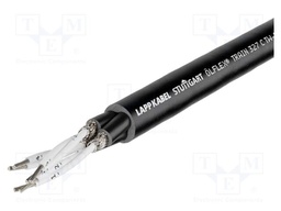 Wire; ÖLFLEX® TRAIN 327 C TW-E 300V; 2x2x1mm2; black; 300V,500V
